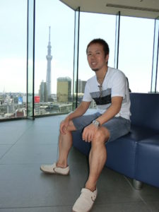 ロビーにて